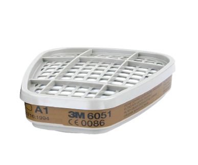 3M 6051/6001 A1 Organic Vapor Cartridge