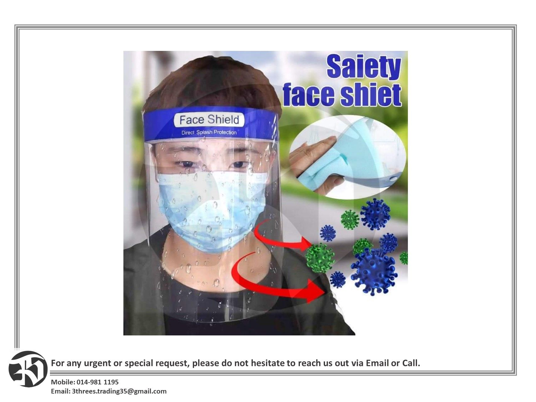 PVC Face Shield