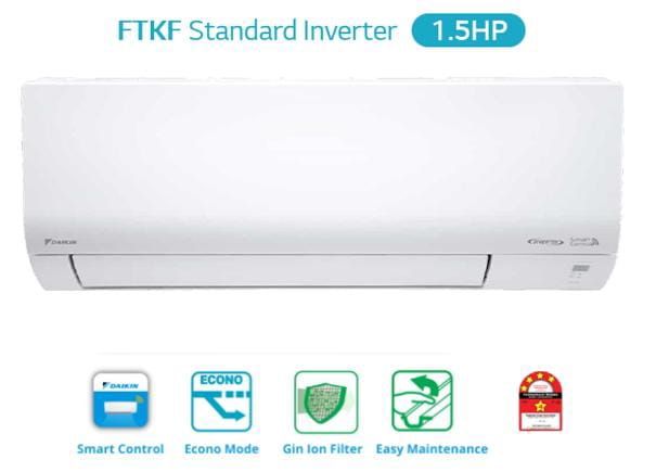 Supply and install 鈥嬧�嬧�嬧�嬧�嬧�嬧�婦AIKIN 1.5HP Inverter Air-Conditioner FTKF35C/RKF35C | FTKFC Series Built-In WiFi, extra copper pipe (8' feet)