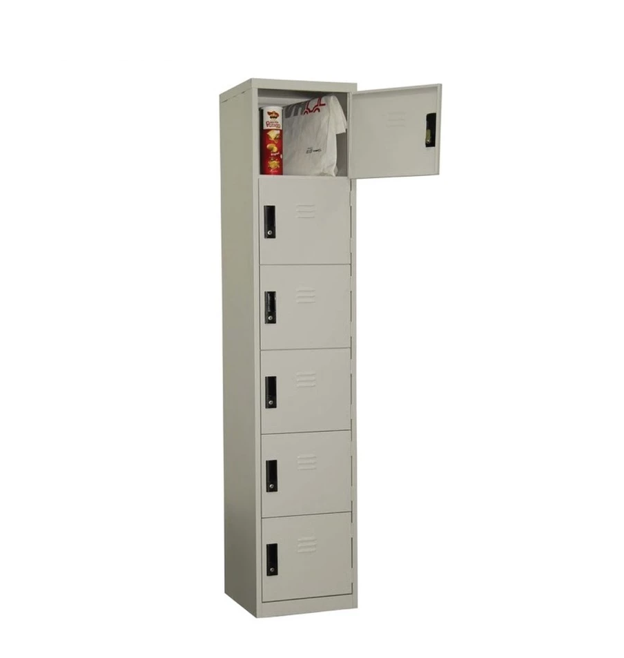 6 Door Compartment Steel Locker