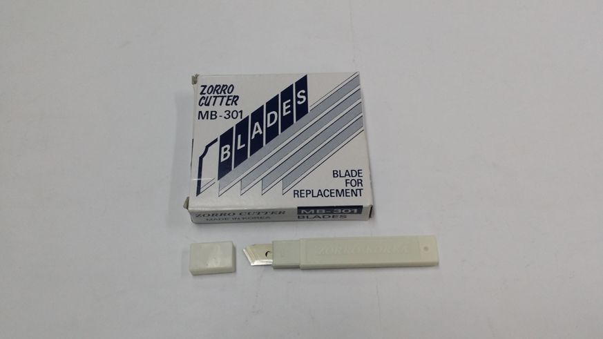 ZORRO (5pcs/bx) Cutter Blade - S"