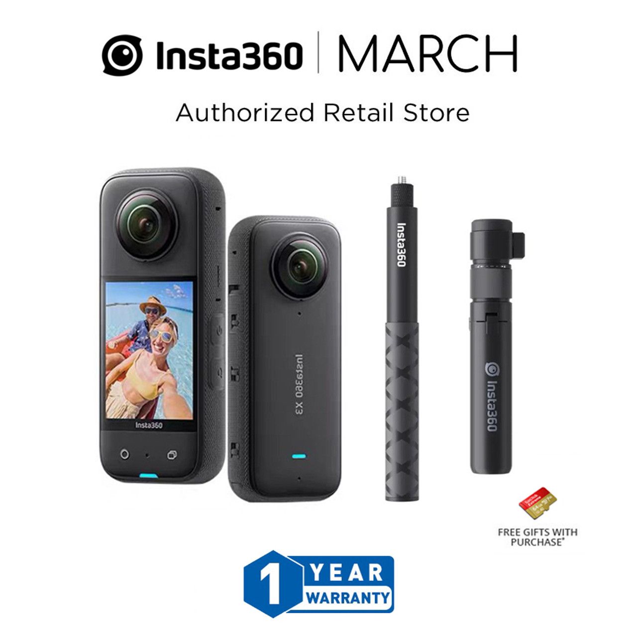 Insta360 X3 360° Action Camera