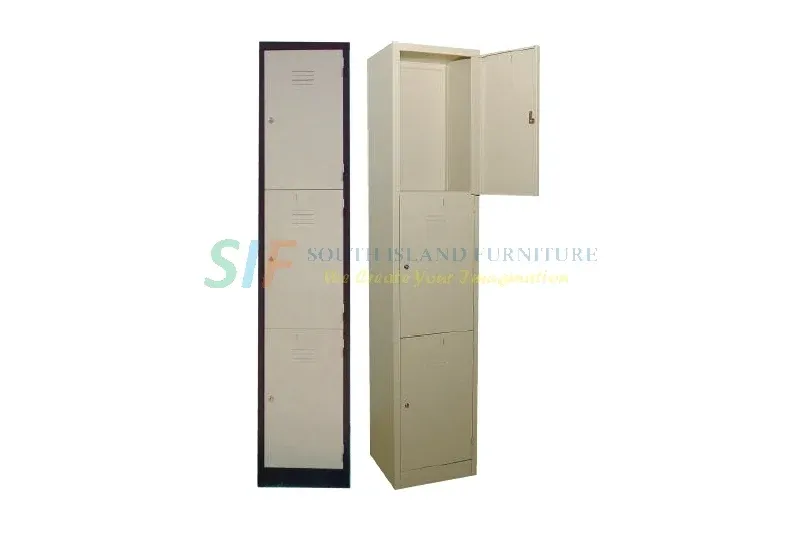 STEEL LOCKER 3 COMPARTMENT ( 381W x 457D x 1828H mm)