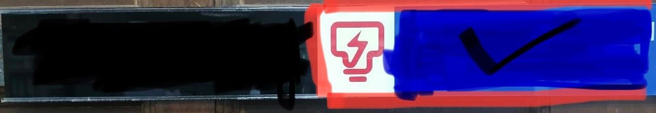 qs Name Plate TNB (Plate only not included slot)