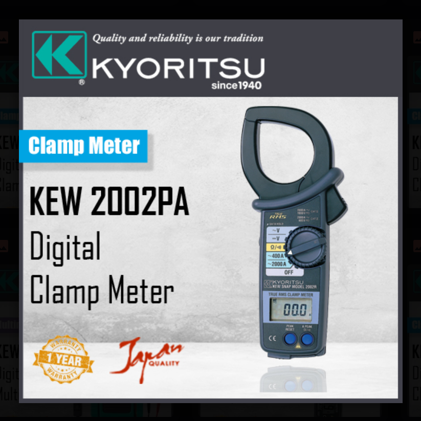 KYORITSU 2002PA DIGITAL AC CLAMP METER