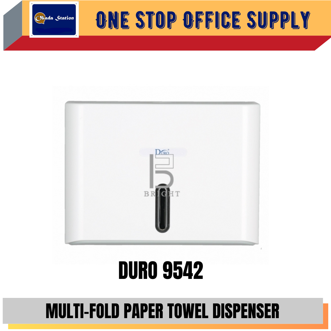 DURO 9542 / PAPER TOWEL DISPENSER / 298(W) X 95(D) X 130(H) MM / MULTI-FOLD / TISSUE DISPENSER