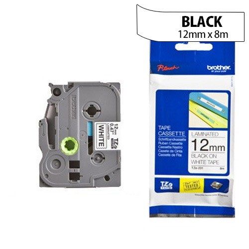 BROTHER P-TOUCH TAPE 12MM X 8M