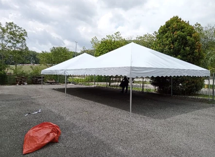 CANOPY 20' X20' / KHEMAH BESAR / SIZE: 20' X 20"