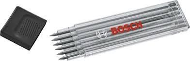 BOSCH PENCIL LEADS HB 2.8 MM REFILLS (6 PCS) (1600A03AL4)