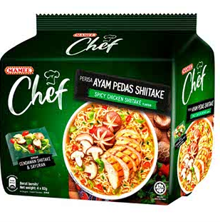 MAMEE CHEF SPICY CHICKEN WTH SHITAKE 4X82G
