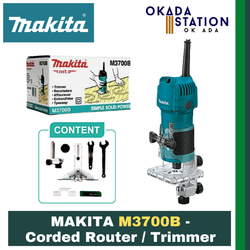 Makita M3700B - Corded Router/Trimmer / Makita Router / Corded Hand Tool / Corded Trimmer / Corded Router / Router / Trimmer