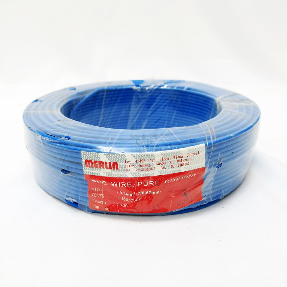 Others *2.5 mm² PVC-Insulated Copper Wire (Blue colour)