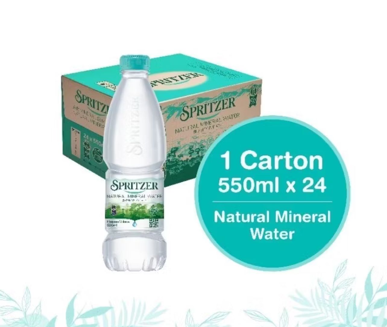 SPRITZER MINERAL WATER 550ML X 24'S