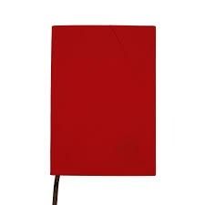 QS BRAND A5 HARD COVER NOTEBOOK (RED)