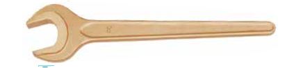Temo 14mm Safety Single Open Jaw Spanner - Be-Cu