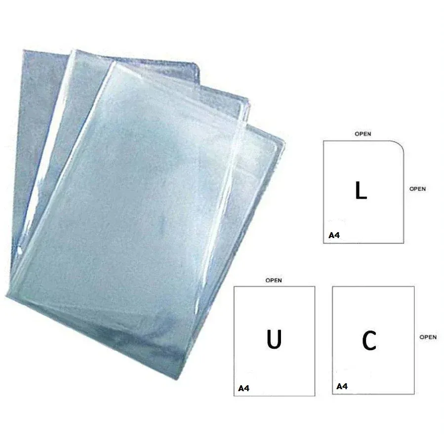 *Clear Holder File L Shape folder - 24 PCS