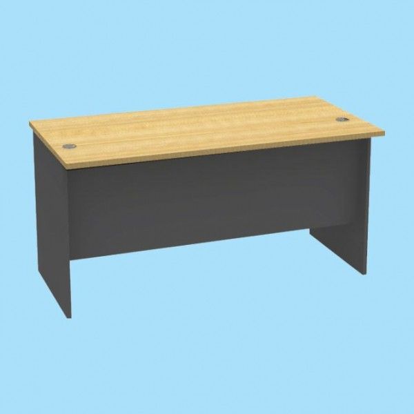 OFIS FS MAPLE SERIES STANDARD TABLE OF-FS 1574 (MAPLE/DARK GREY) / SIZE:W1500*D740*H750 MM