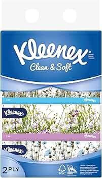 Kleenex Facial Tissue Softbox 2 Ply x 4 x 180 sheets