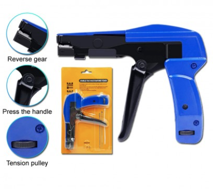 Cable Tie Gun Special Pliers Fastening And Cutting Nylon Cable Ties With A Width Of 2.2-4.8mm