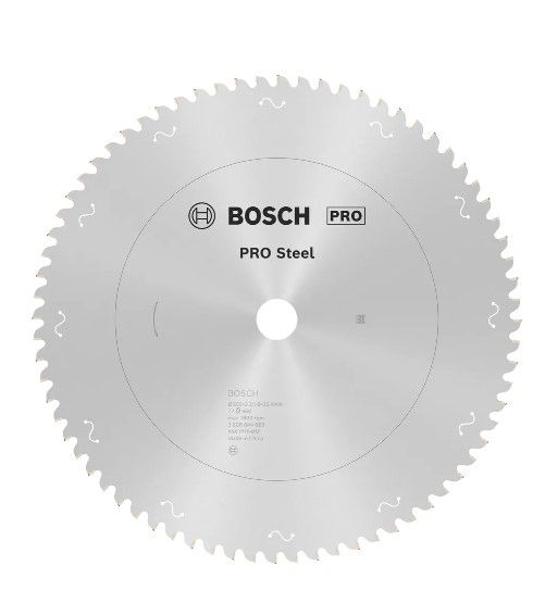 BOSCH PRO STEEL CIRCULAR SAW BLADE, CORDED, 305 X 2.2 X 25.4 MM, T72 (2608844869)
