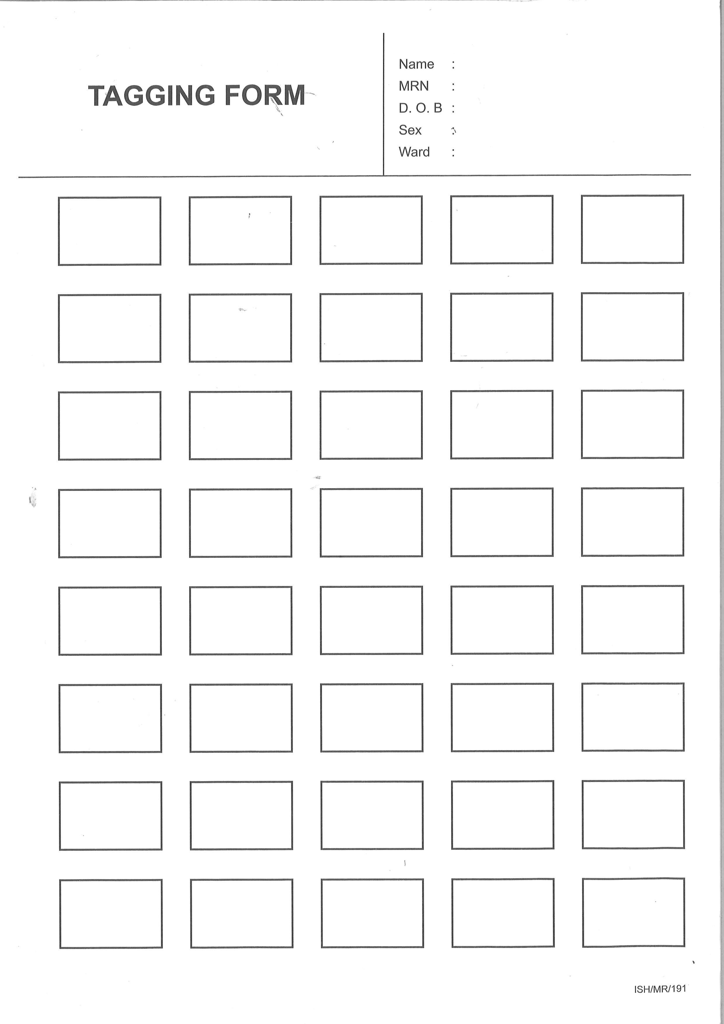 TAGGING FORM