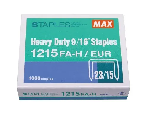 Max 1215 FA-H Staples (Stapler Bullet)