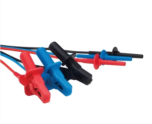 Megger Lead Set HV 3x15m Large Clips