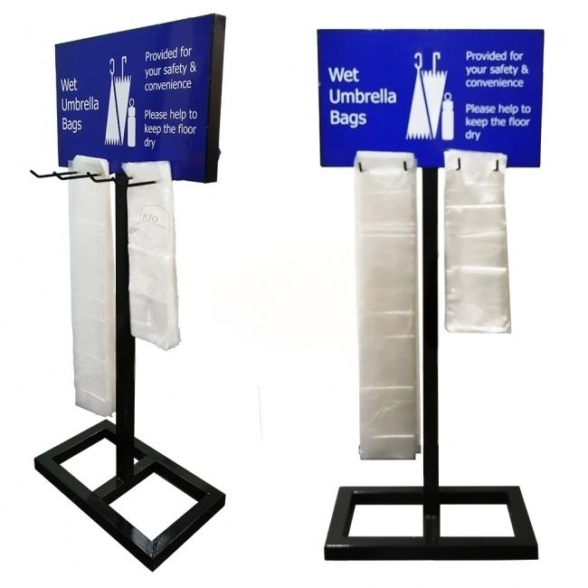 Umbrella Stand c/w Bag Holder