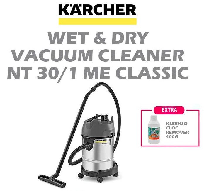KARCHER WET & DRY VACUUM CLEANER NT 30/1 ME CLASSIC