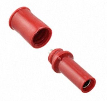 Fluke PJKPL 4934-2 Sheathed Jack 18,20,22awg (red)