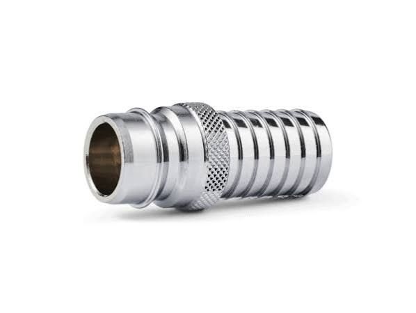 N2 hose coupling size: 3/4" male