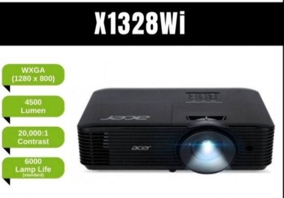 ACER P1350WL WXGA 3700 ANSI LUMENS ABSCONDED