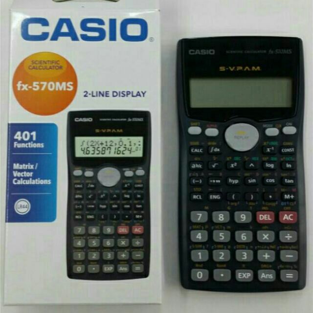 Casio Scientific Calculator FX-570MS /Casio /Scientific Calculator /Calculator /Casio FX-570MS /Casio Scientific Calculator