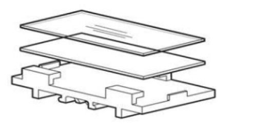 Entrelec pebm MARKER HOLDER WHITE P/NO 1SNA113084R0100