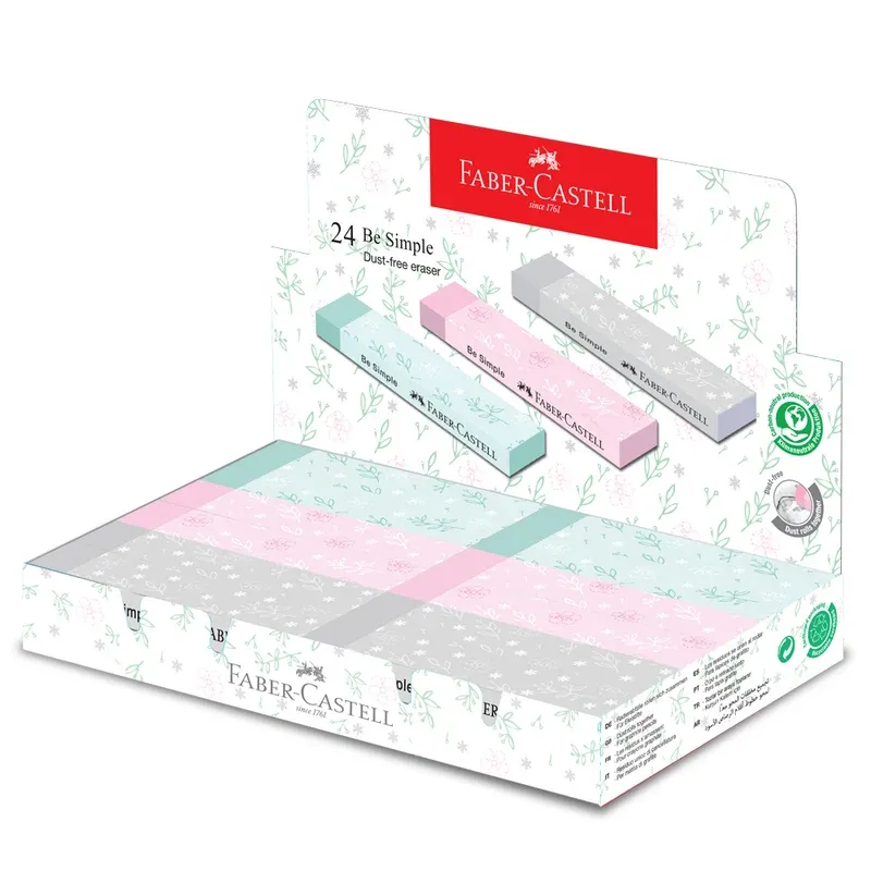 Faber-Castell Eraser Dust-free Be Simple 24x
