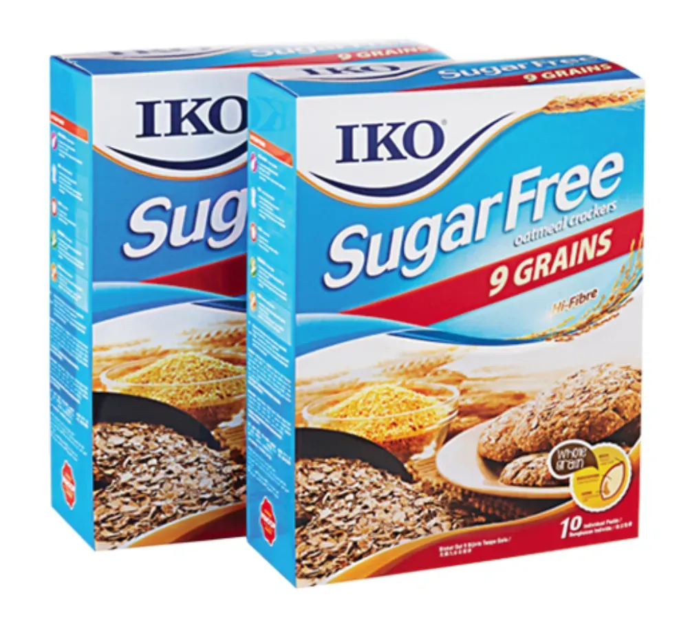 IKO Organic Oat Crackers Premium Sugar Free Oatmeal Crackers