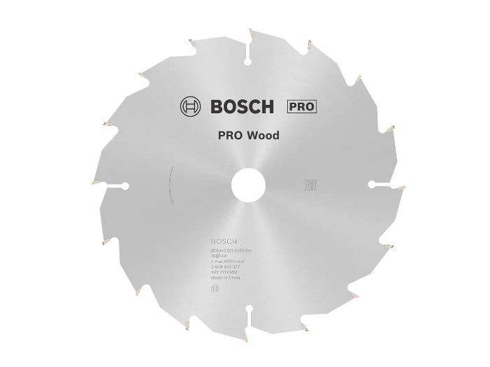 BOSCH PRO WOOD CIRCULAR SAW BLADE, 203 X 2.2 X 30 MM (2608642987)