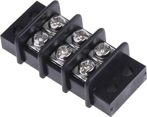 RS PRO Non-Fused Terminal Block, 3-Way, 20A, 12 AWG Wire, Screw Termination