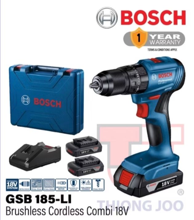 BOSCH GSB 180LI G2 2.0AH IMPACT DRILL