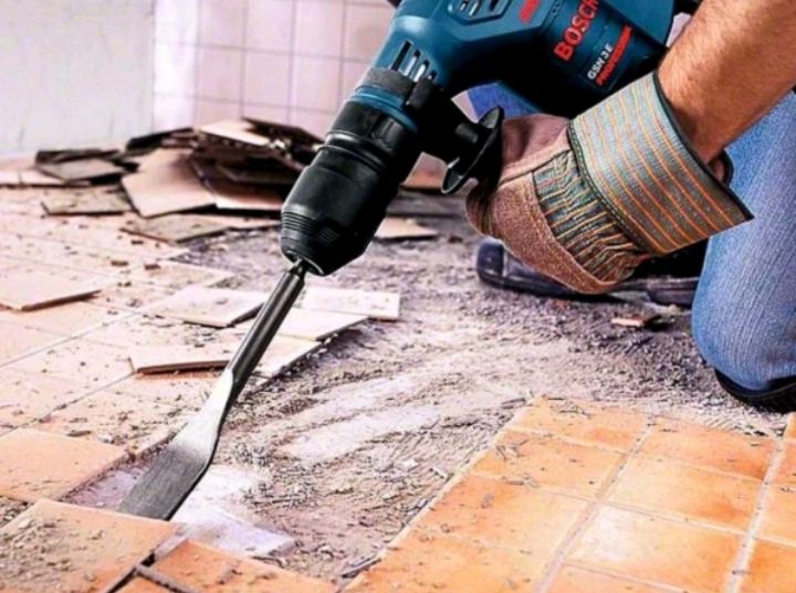 Bosch GSH 3 E Professional Heavy Duty Demolition Hammer Drill Electric Concrete Breaker Hacker