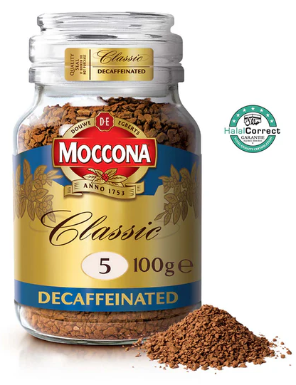 Moccona Freeze Dried Instant Coffee Classic Decaffeinated 100g