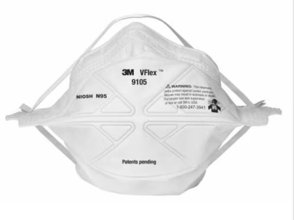 3M 9105 N95 VFlex RESPIRATOR - 50's/box