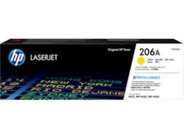 HP 206A LaserJet Toner Cartridge Yellow W2112A