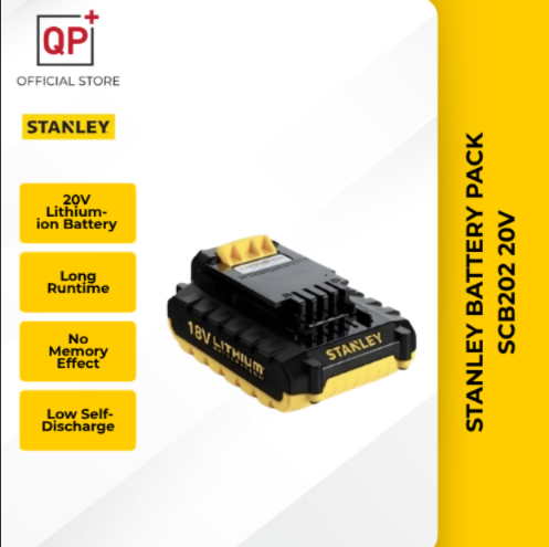 STANLEY BATTERY PACK SB202 20V 2.0AH LITHIUM-ION BATTERY l BATERI l 电池-
