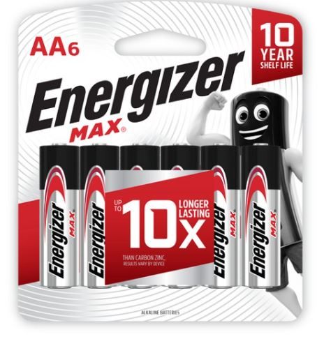 Battery Energizer AA Max Alkaline
