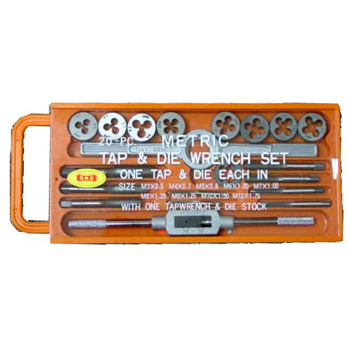 SKC 20-PC Carbon Steel Tap And Die Set (UNC)