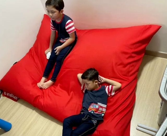 Nangka Bean Bag Two Layer Flexy (3.5 KG) Inc Filling Full Set Washable