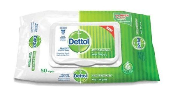 Dettol Antibacterial Wet Wipes (50's)