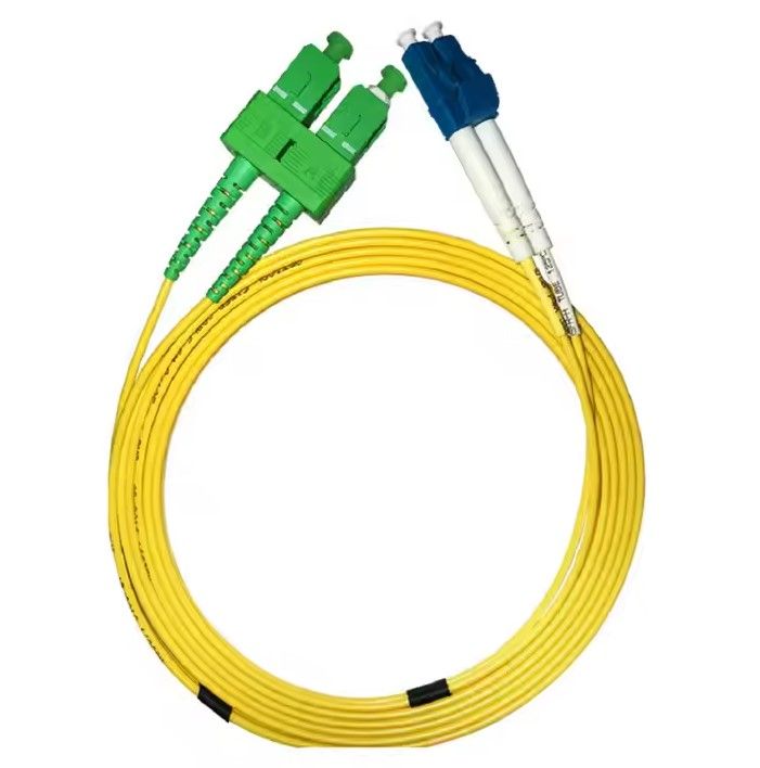 Patchcord Singlemode LC/UPC - E2000/APC Duplex 3.0mm 15 meter