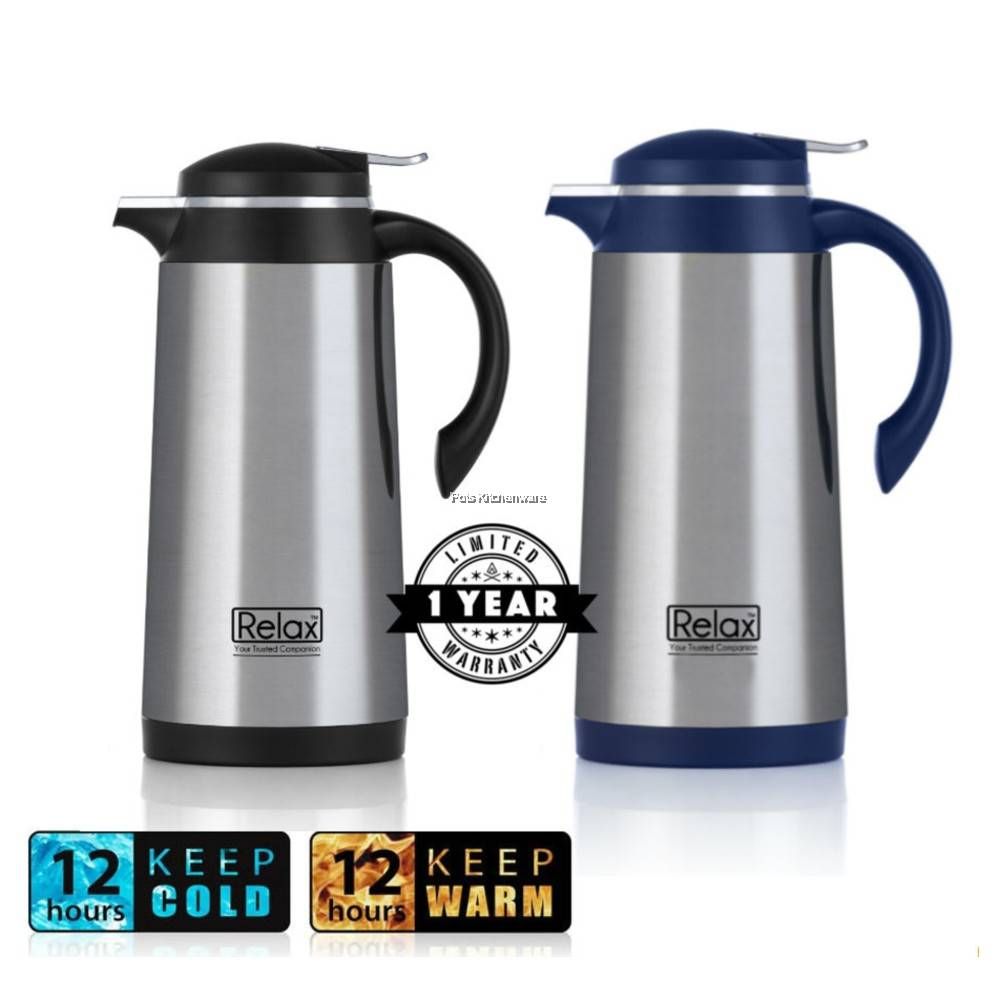 Relax *Relax 1.9L SUS 304 Stainless Steel Thermal Jug Carafe (D4190)